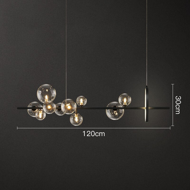 Nerida Glass Bubble Pendant Light | Orntli