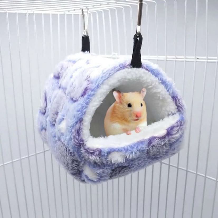 NibbleNest Cozy Elevated Hamster Hammock House For Hamster Owners Retreat