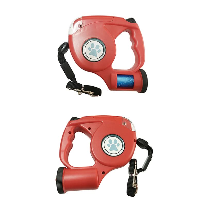 LumaStride LED hundebånd med innebygd lommelykt for trygge natturer for hundeeiere