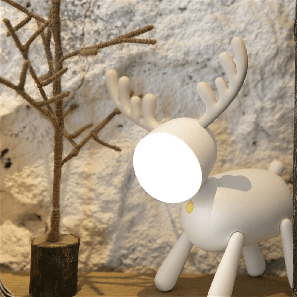 LumiFawn USB wiederaufladbare niedliche Hirsch-LED-Nachtlampe | Orntli