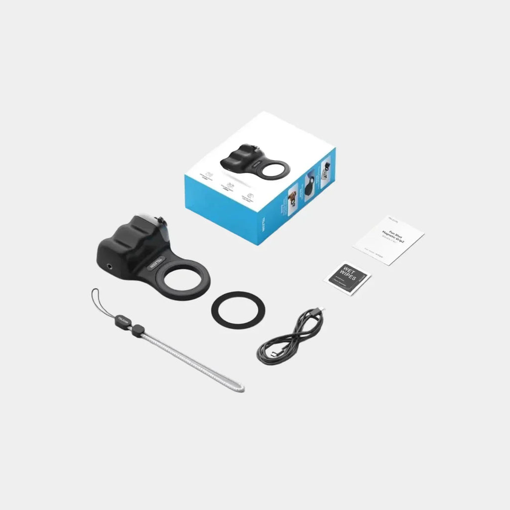 SNAPGRIP ידית סלפי מגנטית עם תאורה לצילומים יציבים