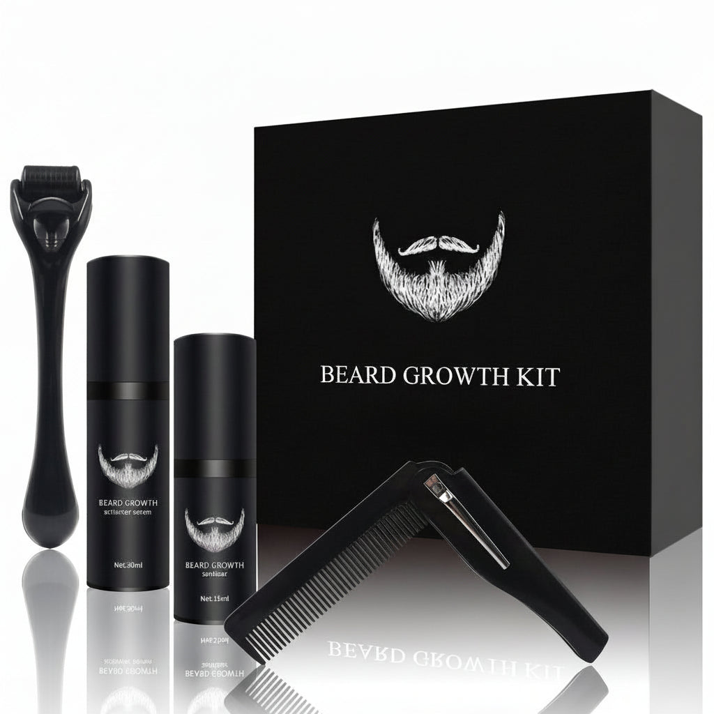 BeardVita Complete Beard Growth and Care Kit Bundle