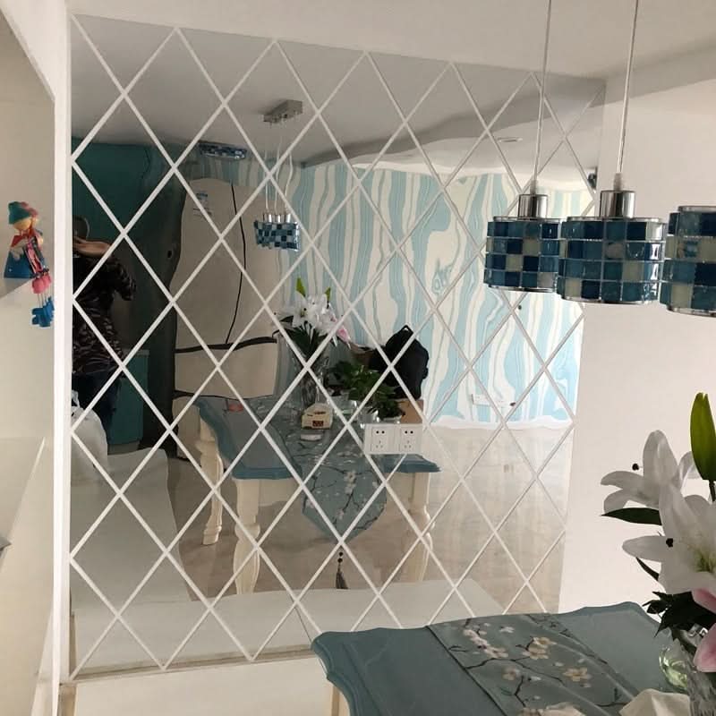 LumaShape 3D-Wandspiegel Atemberaubende geometrische Kunst für moderne Wohnkultur