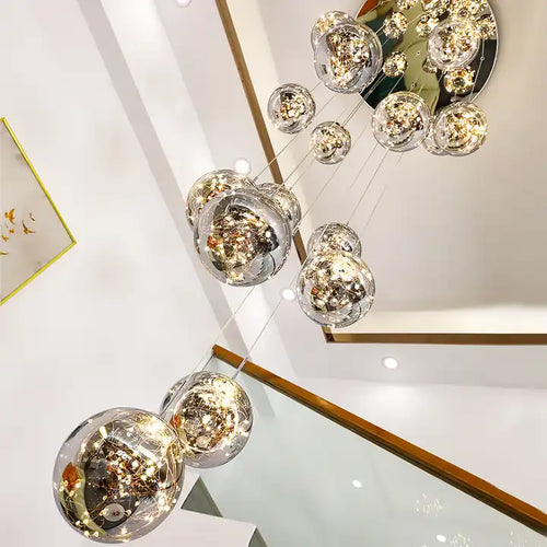 AstraLume Bubble Glass LED-Deckenleuchter