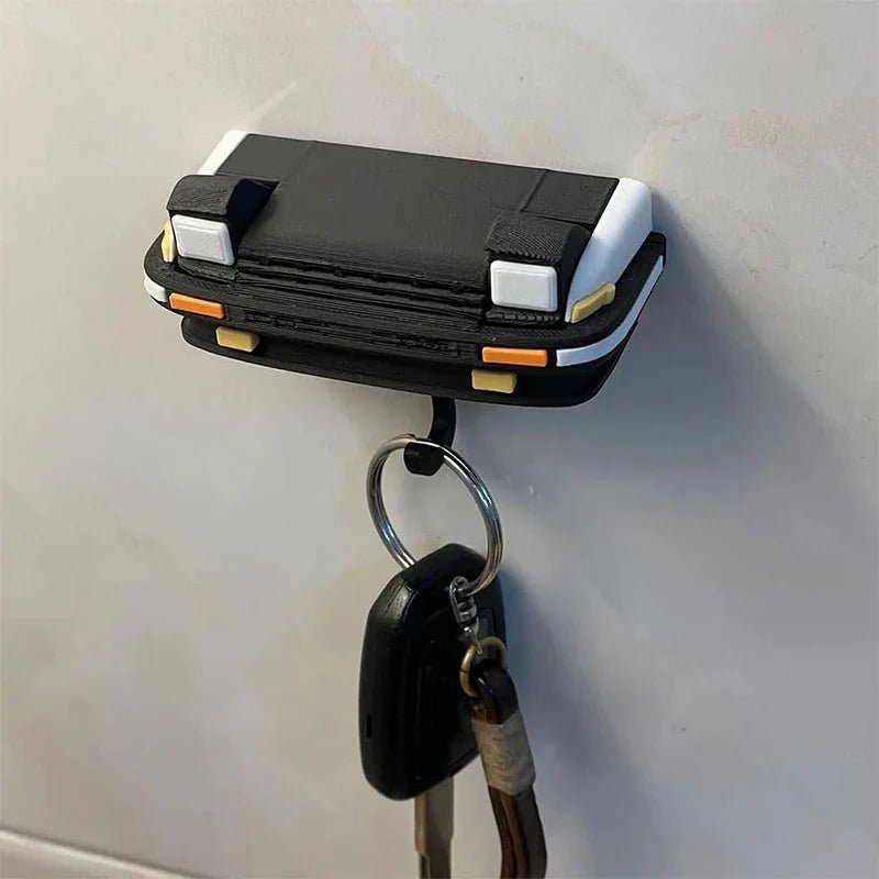 RetroBeam držák na klíče ve tvaru automobilového světlometu pro dekoraci chodby, udržuje klíče v pořádku