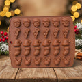 Stampi per biscotti di Natale antiaderenti Northstar per famiglie di pasticceri con Babbo Natale, pupazzo di neve e albero
