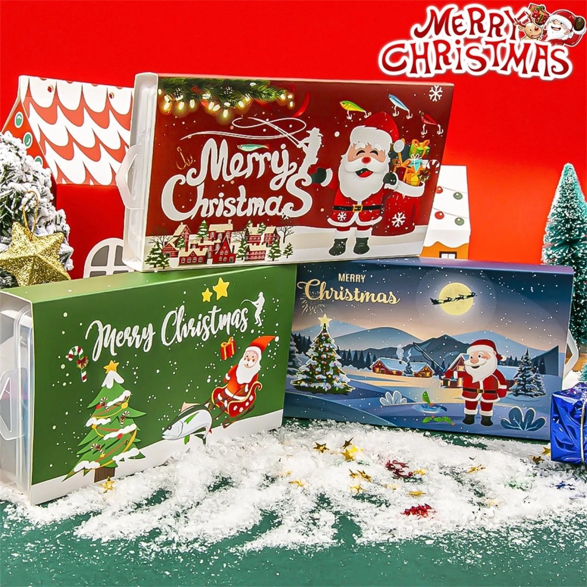 AquaForge 73-Piece Fishing Accessories Gift Advent Calendar For Anglers
