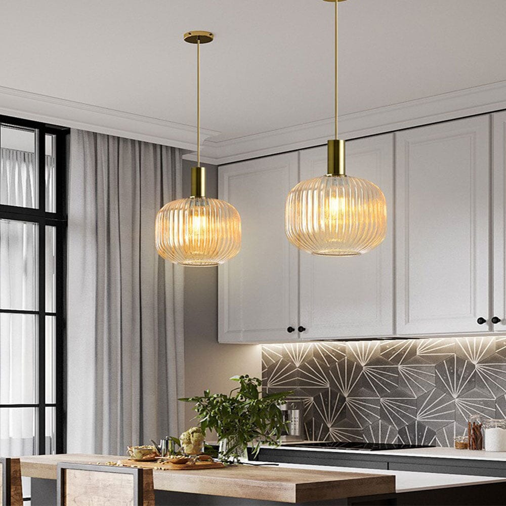 Rosalie riflet glasspendler Nordic Glow for kjøkken