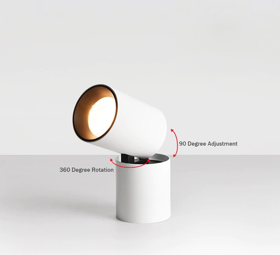 Calora Round Adjustable Surface-Mount Downlight | Orntli