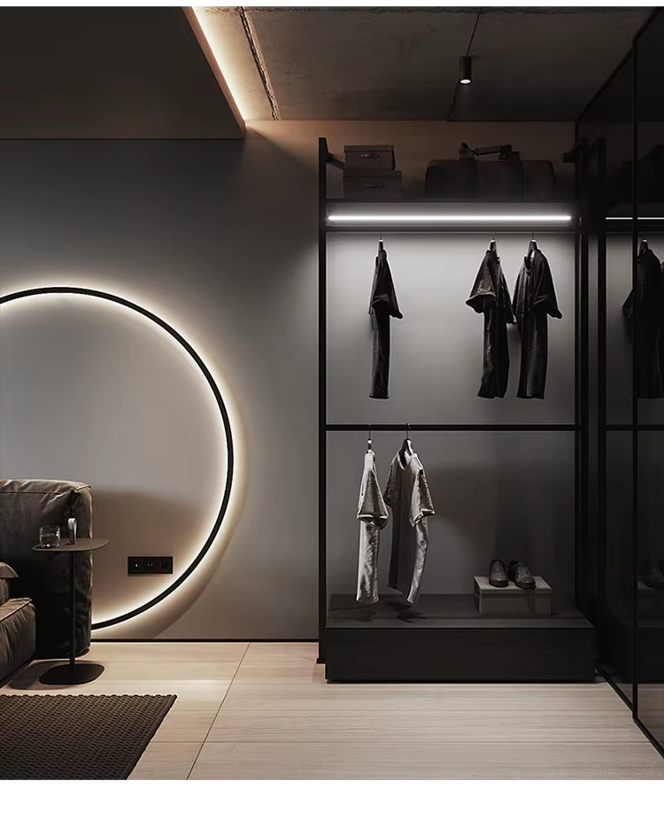 Nap alakú kerek fali lámpa elegáns modern minimalista világítás nappalikhoz