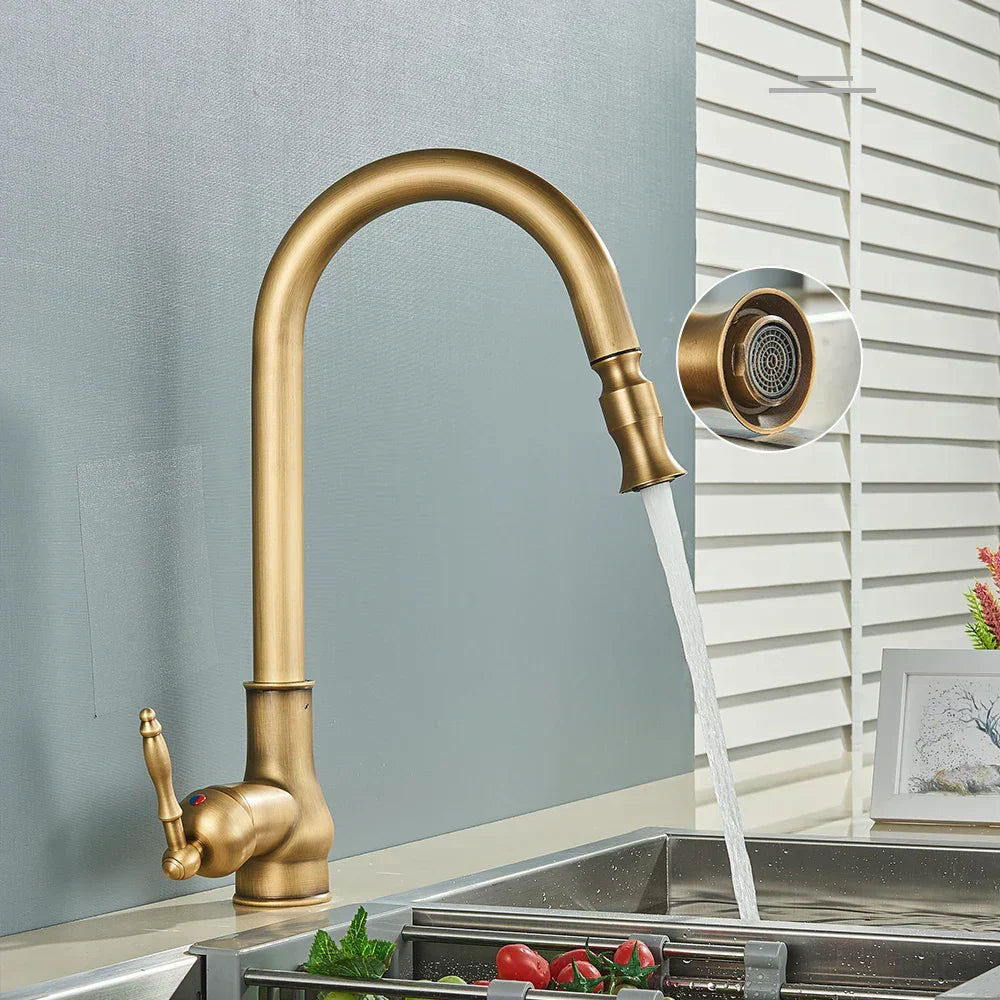 VintageTap – Køkkenarmatur i antik messing