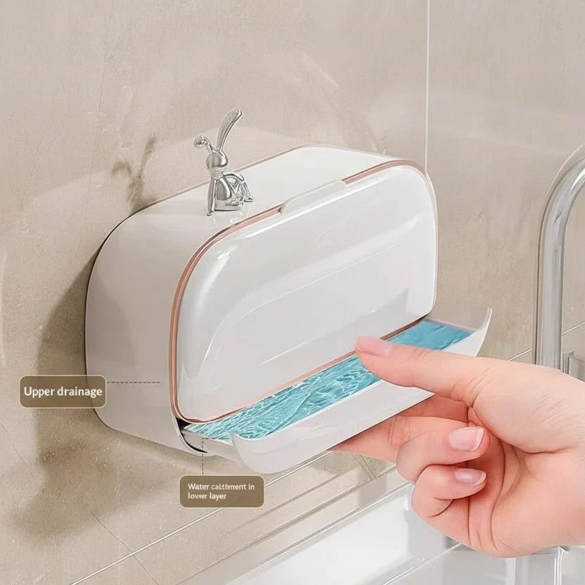 מתקן לאחיזת סבון CLEANDRA לניקוז לחדרי אמבטיה ומטבח