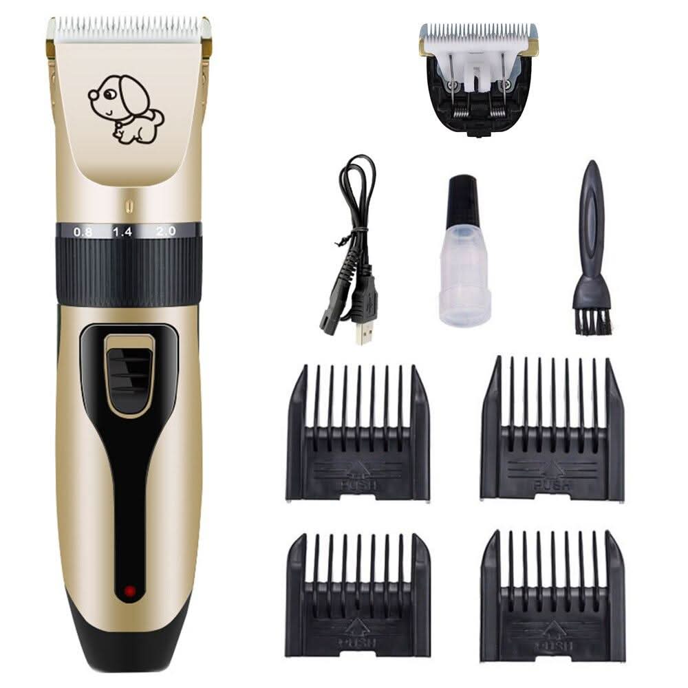 PawsPro Groomer professzionális kutyanyíró kefével minden szőrtípushoz kisállattartóknak