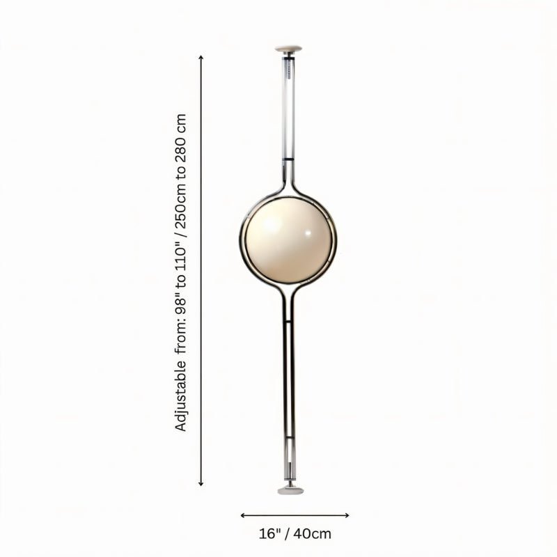 Halo Beam gulv-til-loft lampe