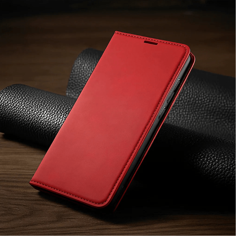 NovaGuard Magnetic Leather iPhone Case Sleek Protective for Professionals