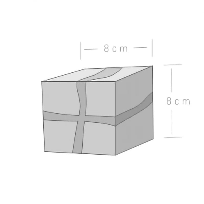 Nástěnné dřevěné světlo ve tvaru krychle s přírodním dřevěným povrchem, G4 a teplá bílá, 8 cm