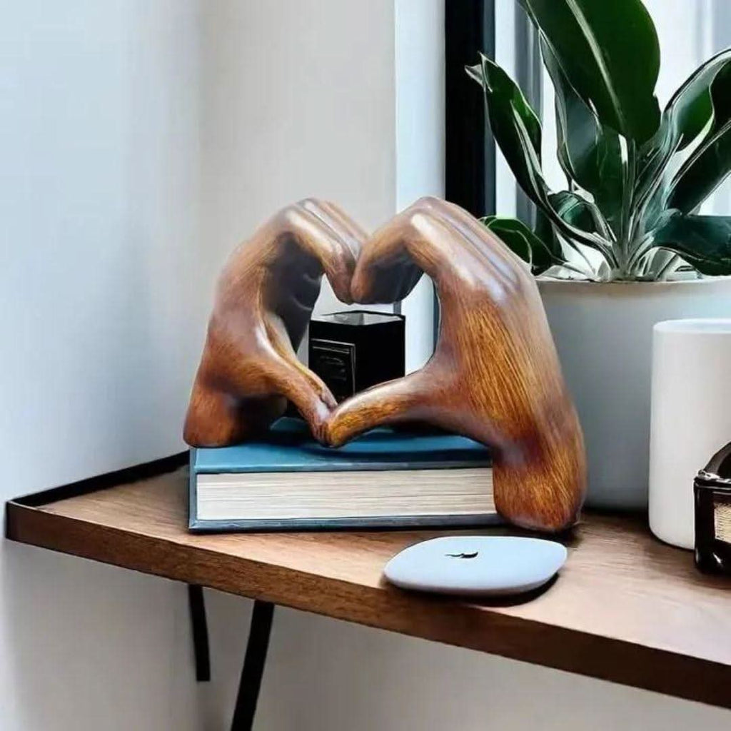 HeartCraft Handcrafted Wooden Decorative Figure For Home Lovers
