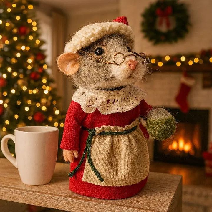 Handmade Felt Mice By LumenMouse For Cozy Home Decor Fans Artisanal Charm
