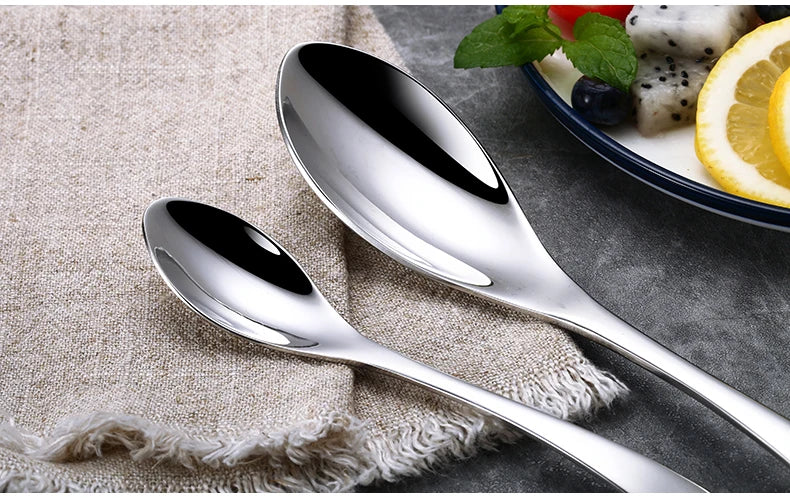Belvara Stainless Steel Cutlery Set, Silver Collection | Orntli