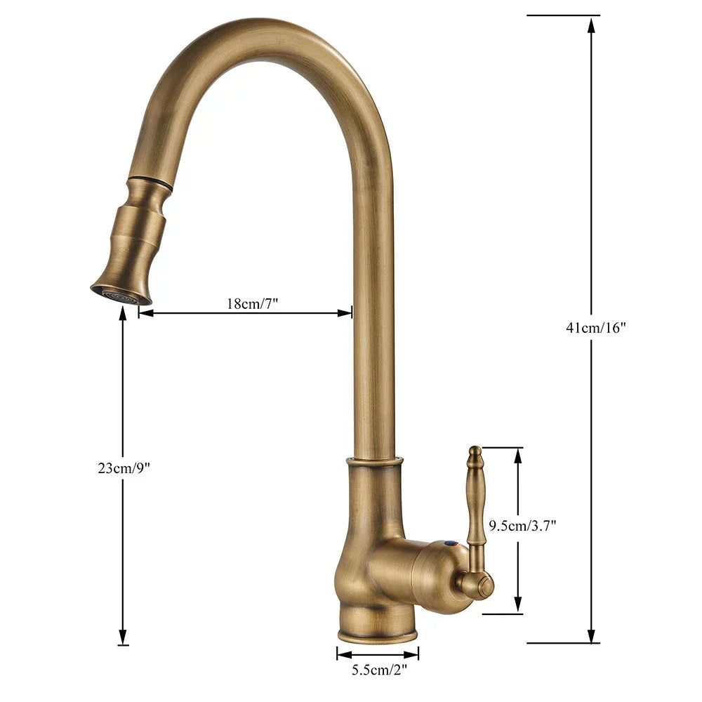 VintageTap – Køkkenarmatur i antik messing