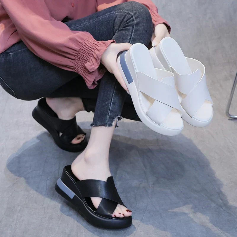 Stützende orthopädische Sandalen für komfortables Gehen | Orntli