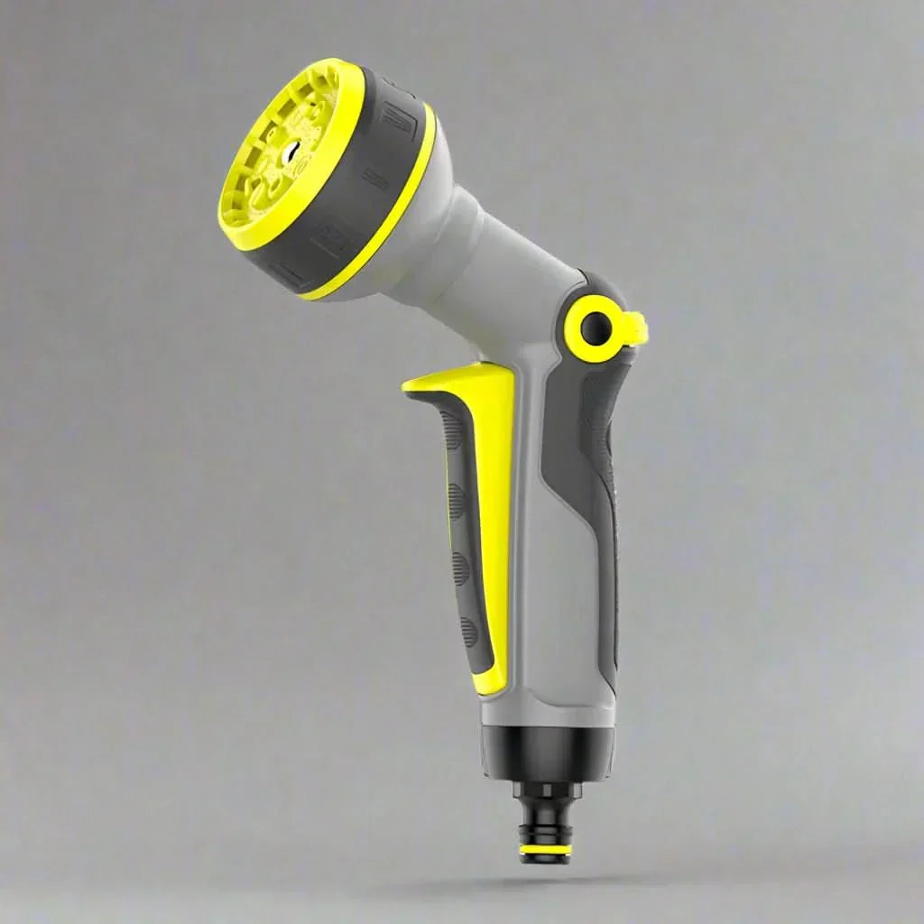 Pistolet natryskowy AquaNova dla właścicieli domów z dziesięcioma regulowanymi wzorami i ergonomiczną rączką