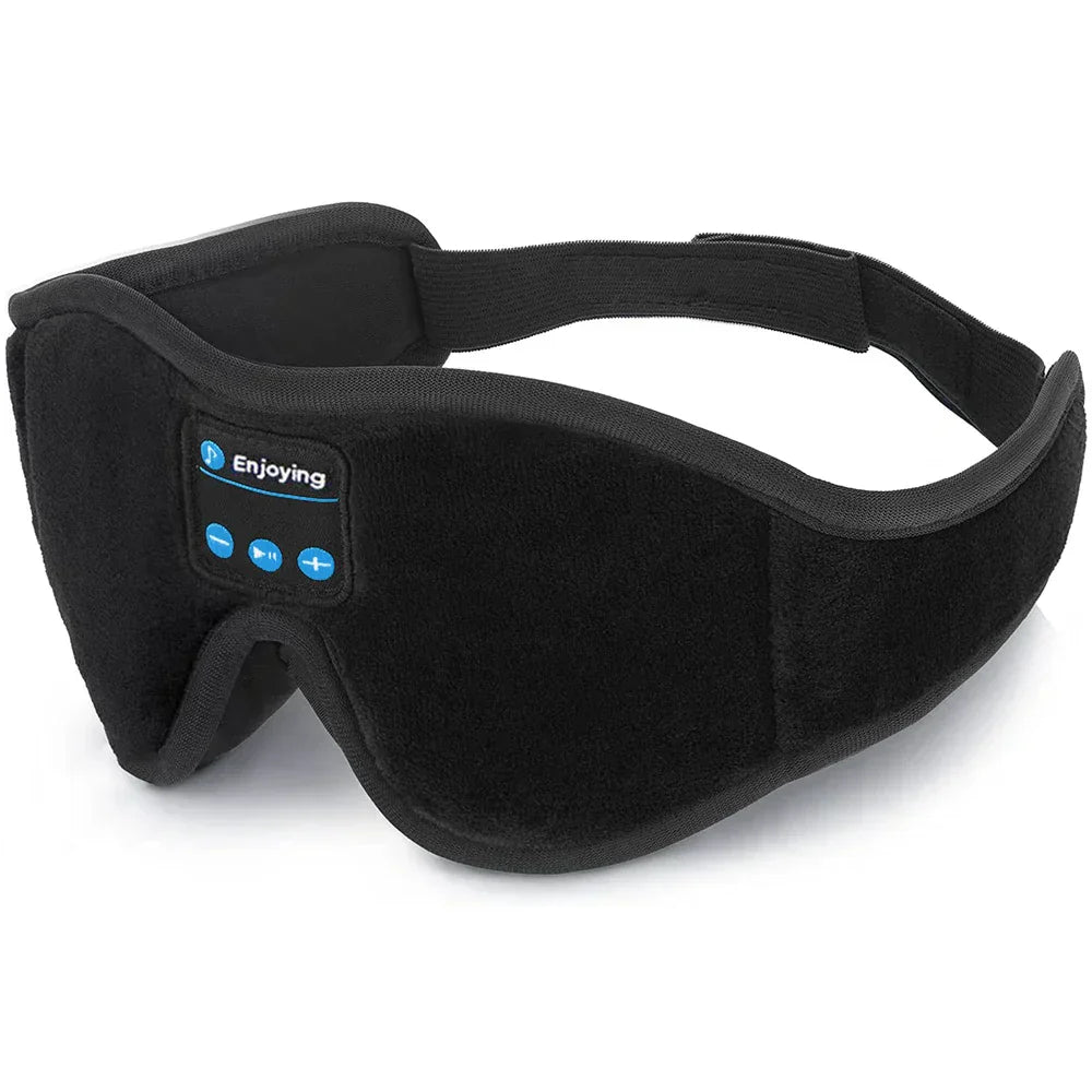 DreamWave Bluetooth音楽付きスリープマスク 旅行者向け3Dコンフォートメモリーフォーム使用