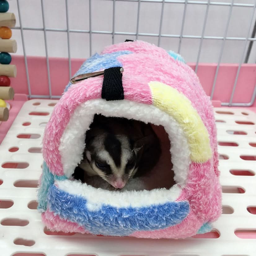 NibbleNest Cozy Elevated Hamster Hammock House For Hamster Owners Retreat