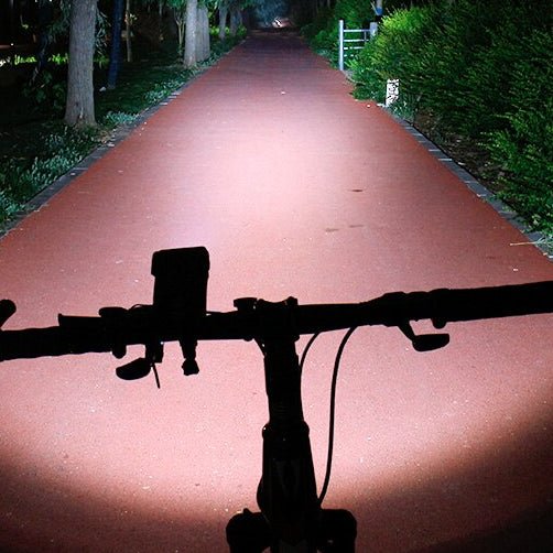 פנס קדמי לאופניים CYCLOLIGHT עם סוללת גיבוי ומחזיק טלפון
