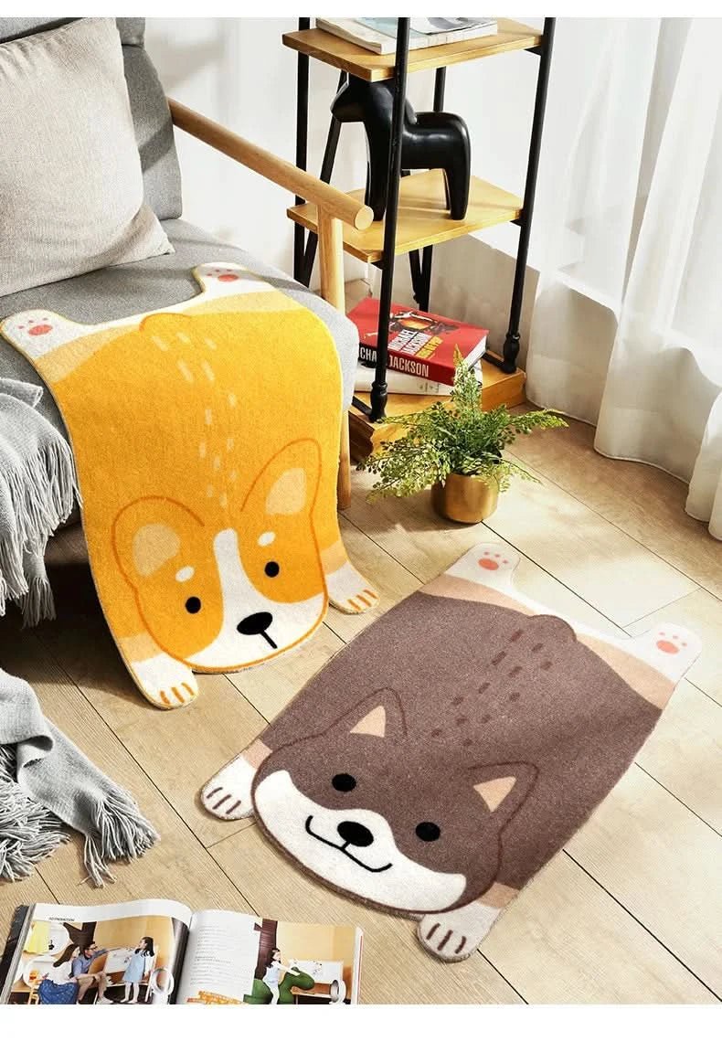 Cozy Critter csúszásmentes állatos padlószőnyeg otthonkedvelőknek, aranyos textilmintával