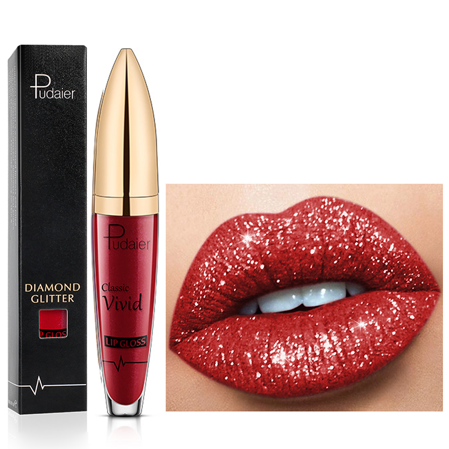18 Colors Diamond Glitter Lip Gloss