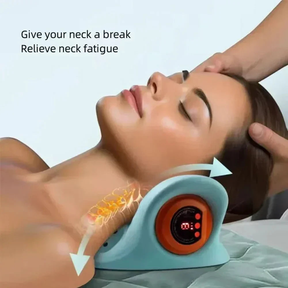 ReliaWave Neck Massager With EMS And Traction For Neck Pain Relief