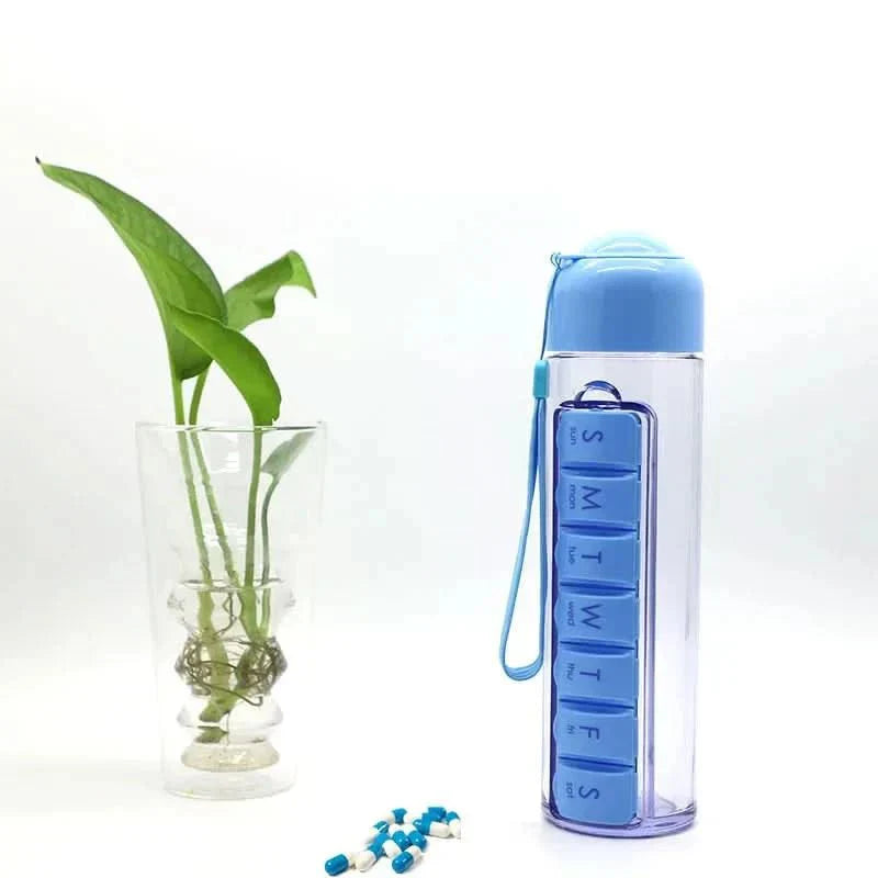 DailyMed 7-Day Organizer With Hydration Bottle For On The Go