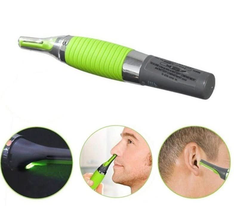 NoseEdge Pro: Nauwkeurige Neus- en Oortrimmer met LED-licht voor Zachte Haarverwijdering
