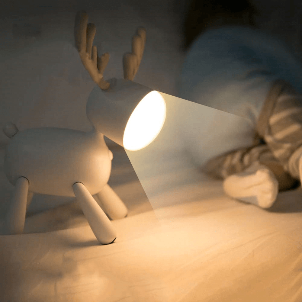 LumiFawn USB wiederaufladbare niedliche Hirsch-LED-Nachtlampe | Orntli