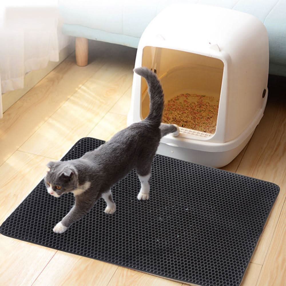PawSafe sklisikker kattedo-matte med vanntett bakside for katteeiere