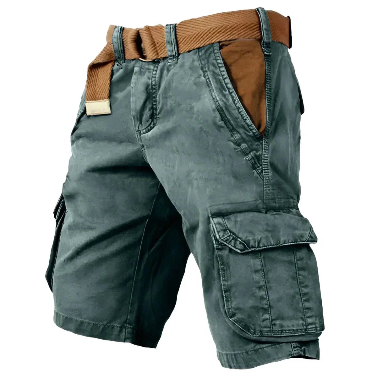 STREETNEST Everyday Modern -arkipäivän cargo-shortsit hyötypuolilla