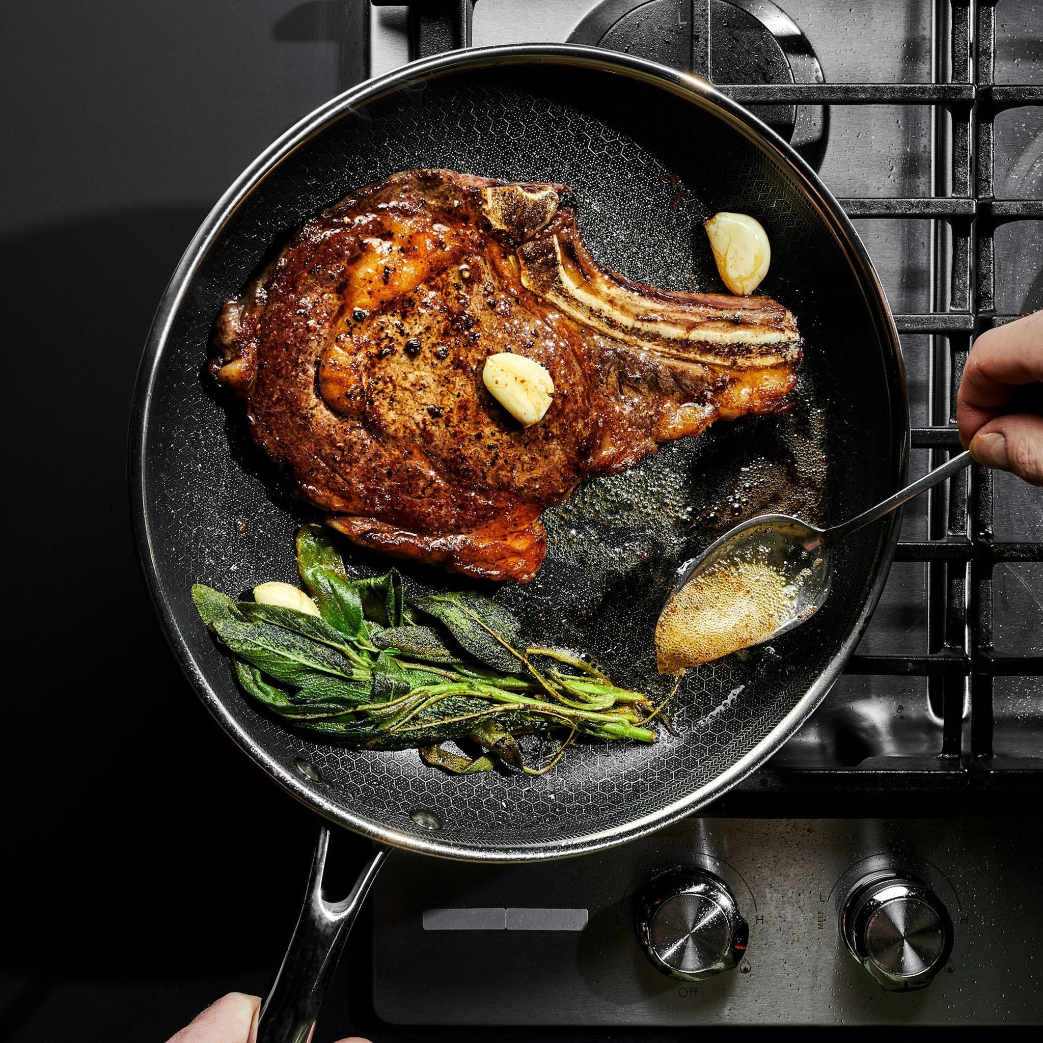 12-Piece Hybrid Nonstick Set For Everyday Cooking Essentials