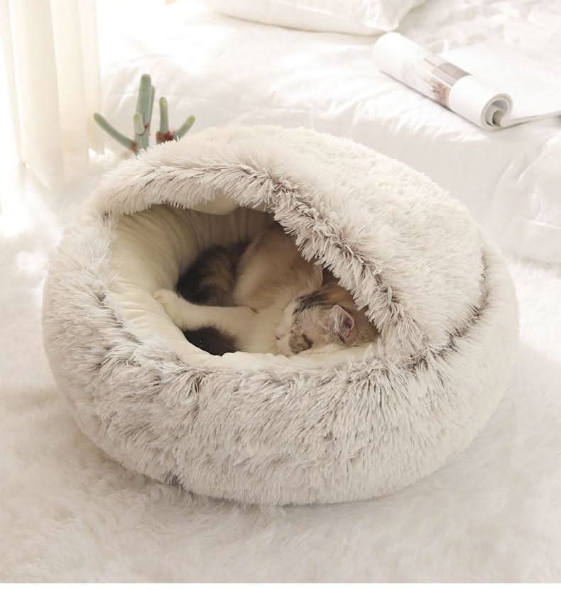 CozyPaws Blød Luksuskurv til Katte og Små Hunde Sikkert Hvilested