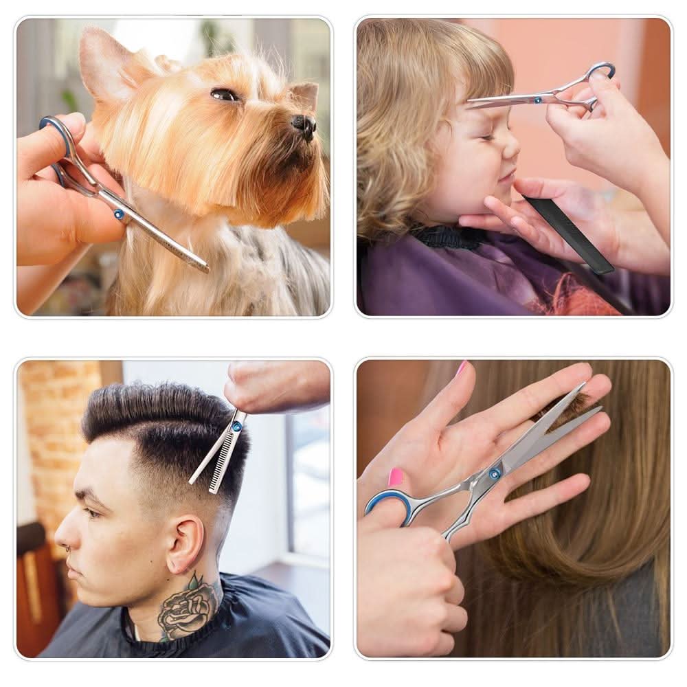 Set de tuns păr TrimCraft DIY, 10 piese, pentru tunsori precise de calitate salon acasă