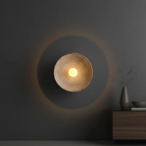 AstraLumen Wandleuchte inspiriert von Japan mit sanfter Lichtdiffusion