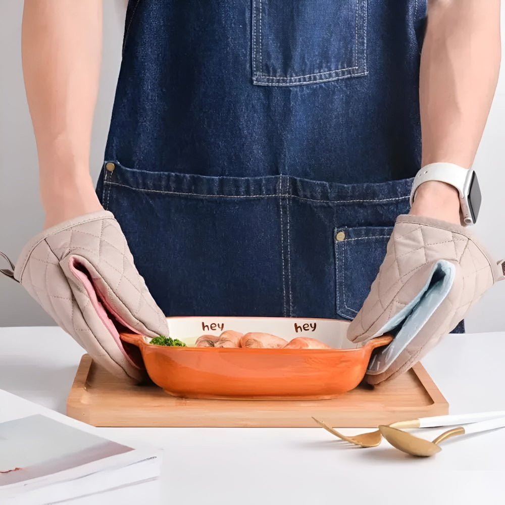 Rękawice silikonowe CHEFGUARD z ochroną przed ciepłem do bezpiecznego gotowania