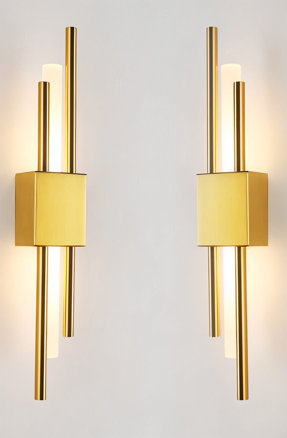 NobleGlow Gold Schwarze Wandleuchte – Luxuriöses lineares Design, einstellbare warme/neutrale/kühle Beleuchtung