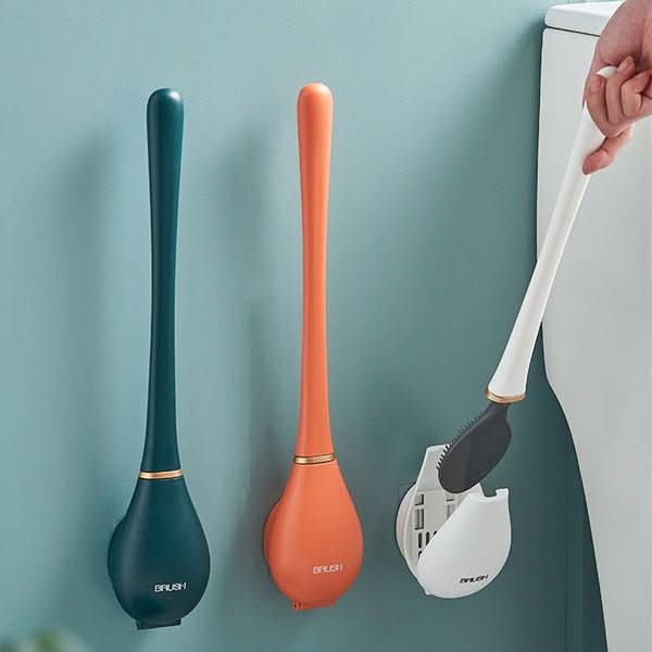 NovaClean silikon toalettbørste med holder for rene hjem hygienisk luktfri