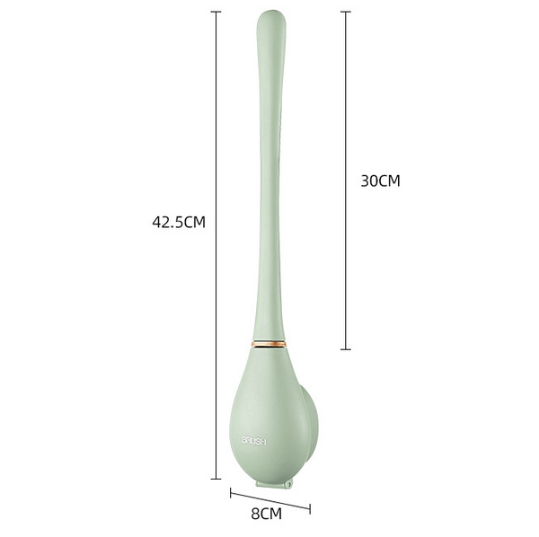 NovaClean silikon toalettbørste med holder for rene hjem hygienisk luktfri