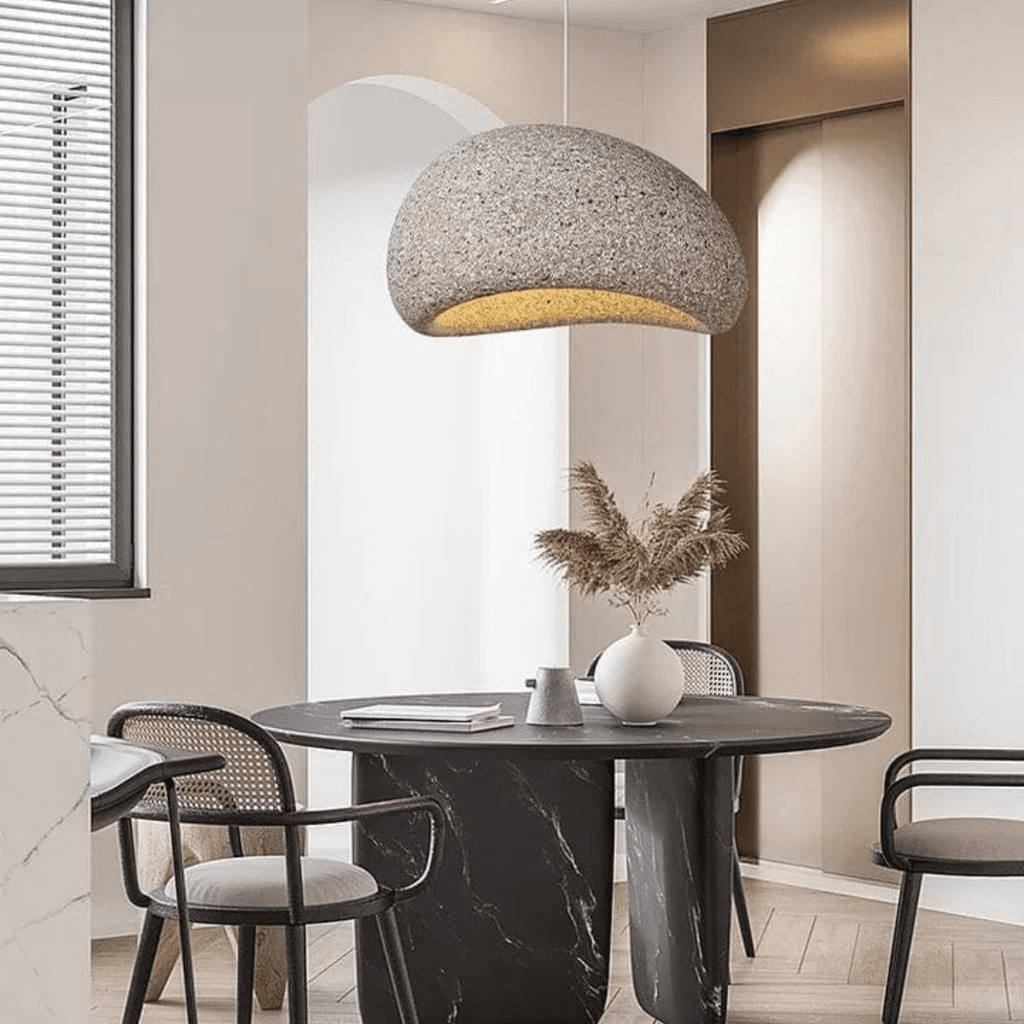 LumaRook Wasabi flekket bordlampe for koselig, varm glød