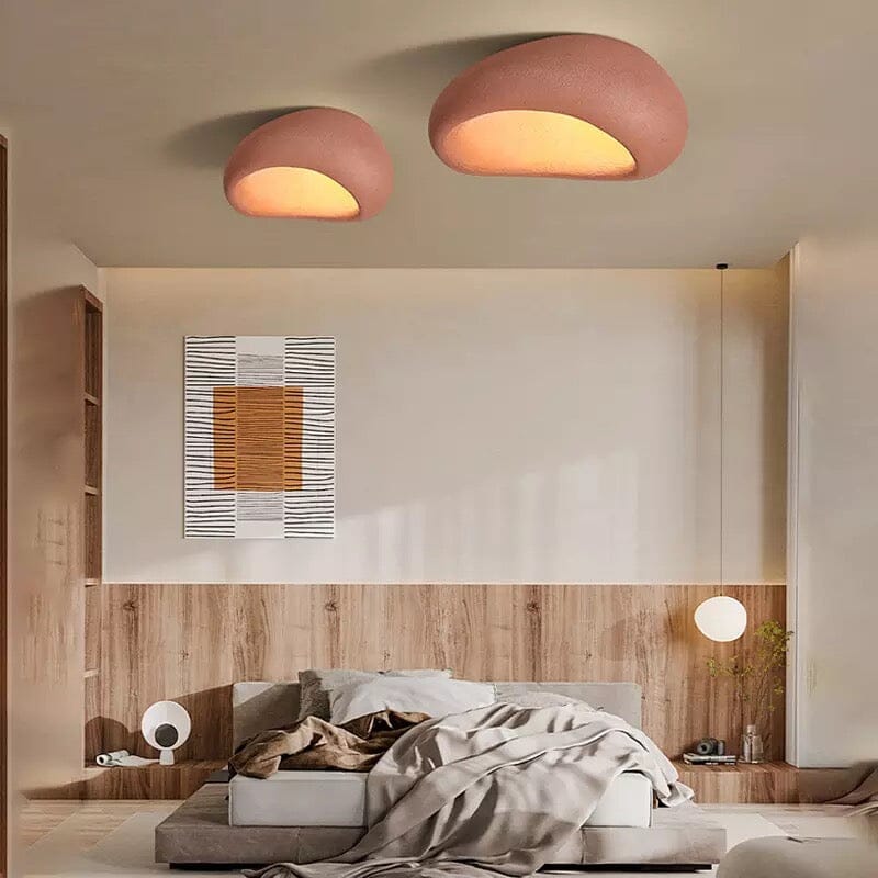 WabiSabiGlow Loftlampe Til Japandi Hjem Elegant Glød