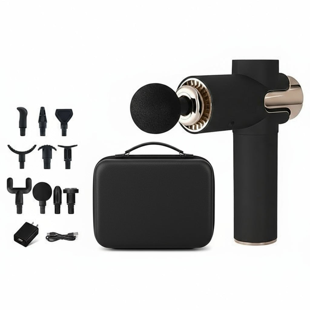 Pistolet de Massage Sans Fil VigorPulse pour Relaxation Musculaire Profonde et Récupération