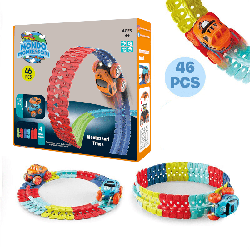 FlexiTrack Circuit de course flexible pour pistes et boucles créatives