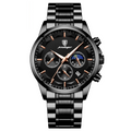 Imperial Quartz Chronograph Watch With Luminous Hands Water Resistant